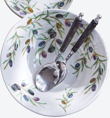 Oliven-Geschirr Salatschale