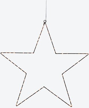 Leuchtstern, Größe: klein, Farbe: schwarz