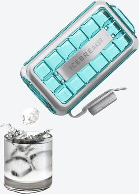 Eiswürfelform - 18 Eiswürfel, BPA-frei, stapelbar, auslaufsicher, thermoaktiv, -20 °C, spülmaschinenfest, hygienisch zer...