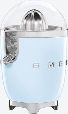 SMEG Zitruspresse - Hellblau, 50's Retro Style, BPA-frei, 70W, 16,5 x 16,5 x 28 cm, rutschfeste Füße, Kunststoff/Metall,...