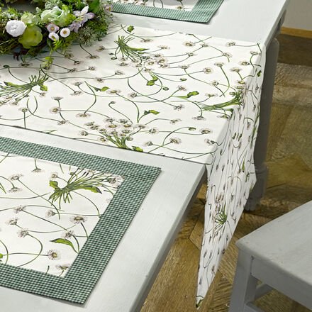 Tischläufer, geblümt, 50 x 150 cm, 1 Stück
