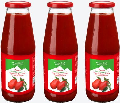 Passierte San Marzano Tomaten, 3 x 720 ml Glas