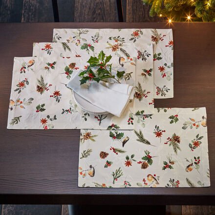 Matelassé-Tischwäsche, Tischsets, 35 x 50 cm, 4 Stück