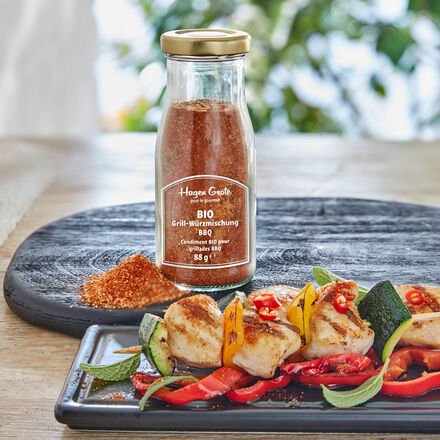 Thumbnail - Hagen Grote Bio-Grill-Gewürzsalz 110 g - reines Meersalz, Kreuzkümmel & Paprika, natürliche Zutaten, ohne Farb- & Konser...