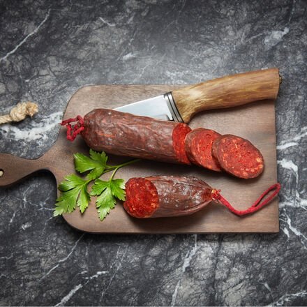 Chorizo mit Wildschwein ca. 300 g - 40 % Wildschwein-Anteil, handwerklich gepökelt & luftgetrocknet