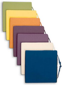 Rückenkissen, 40 x 40 x 8 cm hoch, Rot