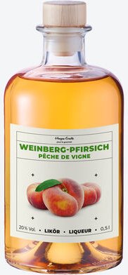 Weinbergpfirsichlikör 0,5 l, 20% vol.
