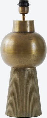 Lampenfuss, Kugel, Bronze, ø 20 x 42 cm