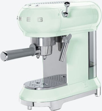 Smeg Siebträgermaschine - 50's Retro-Style, Mint, Kunststoff/Metallkorpus, 1.350 W, 14,9 x 33 x 33 cm, 4,7 kg, rutschfes...