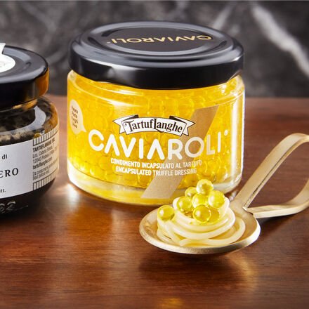 Weiße Trüffel Perlen 50 g - Intensives Alba-Trüffel Aroma, kaviarartige Textur, optisches Highlight, für kalte & warme G...