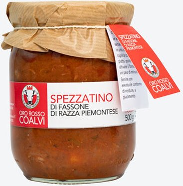 Spezzatino vom Piemonteser Rind 500 g - Mit Tomaten, Rotwein & Gemüse, servierfertig, nachhaltige Aufzucht, kontrolliert...