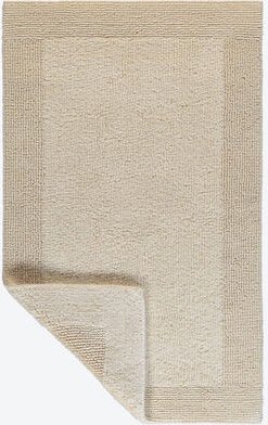 Doppelflor-Badeteppich natur, 70 x 130 cm