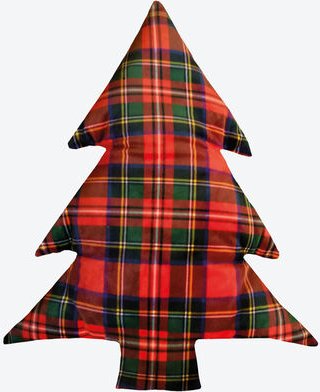 Kissen Baum Karo, 37 x 50 cm