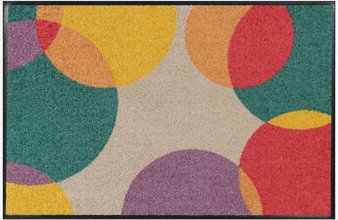 Sauberlaufmatte Kreise, 50 x 75 cm