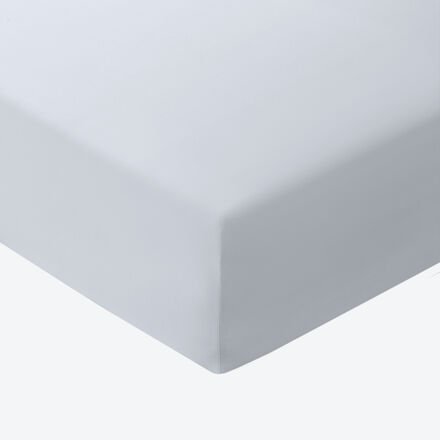 Soft-Jersey-Spannbetttuch, 100 x 200 cm, Silber