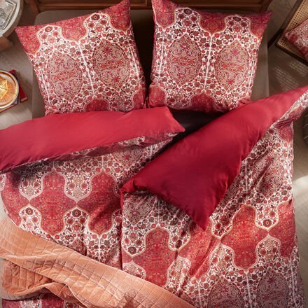 Satin-Bettwäsche Casimir, 155 x 220 + 80 x 80 cm