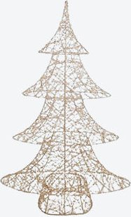 Leucht-Tannenbaum, 56 x 13 x 55 cm (B/T/H)