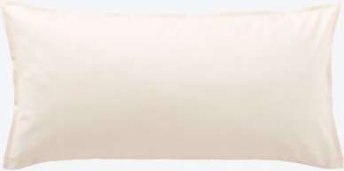 Uni,-Satin-Kissenbezug, 1 cm Stehsaum, 40 x 80 cm, Natur