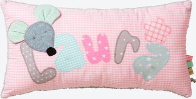 Namenskissen Maus, mit Applikation