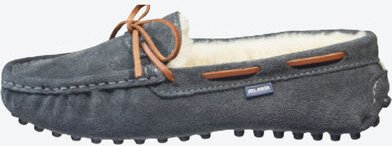 Damen Mokassins Gr. 38 grau