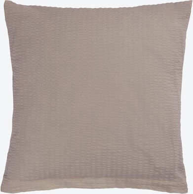 Thumbnail - Seersucker Kissenhülle, 40 x 40 cm, Taupe