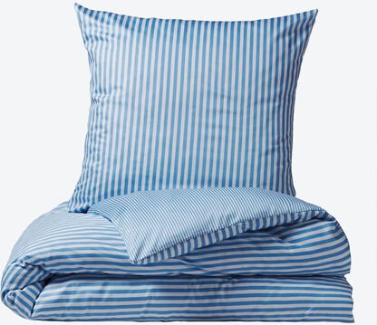 Thumbnail - Wende-Bettwäsche, 200 x 200 + 2x 80 x 80 cm, Farbe: Blau