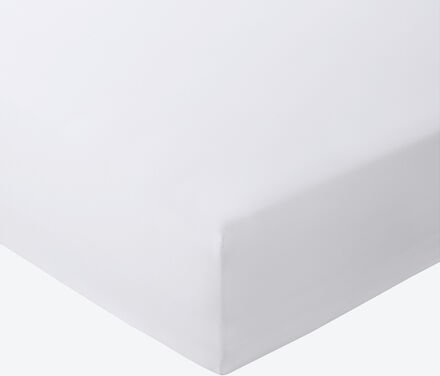 Jersey-Betttuch, 100 x 200 cm (B 90/100 bis L 190/220 cm), Farbe Weiß