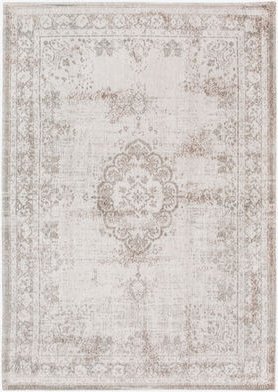 Vintage-Teppich, Weiß/Beige, 140 x 200 cm