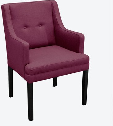 Armlehnsessel, Velours, Bordeaux