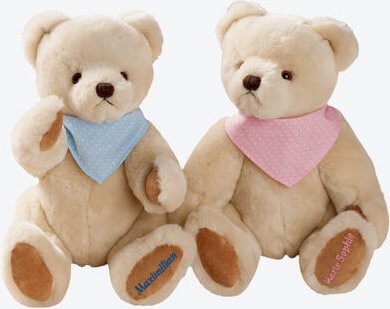 Kuschelbär, Farbe: rosa, 28 cm hoch