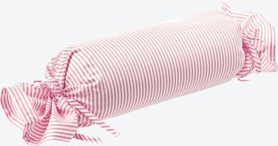 Mako-Satin Bettrollenbezug, 15 x 40 cm Rosa