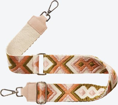 Taschen-Webband Folklore, Nude/Oliv