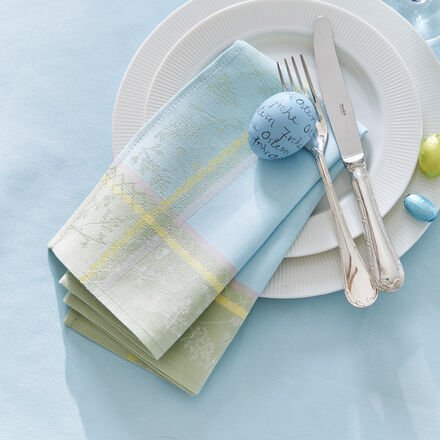 Jacquard Serviette Ostern, 47 x 47 cm, 6 Stück