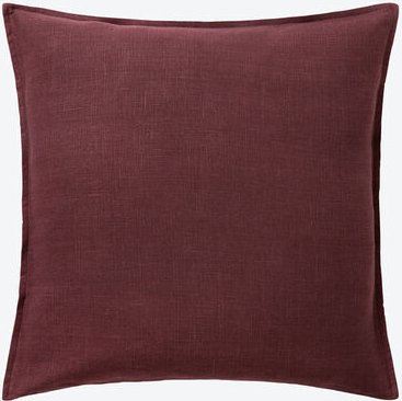 Kissenhülle uni Bordeaux, 45 x 45 cm, 100 % Leinen