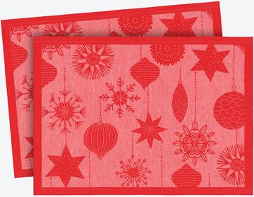 Thumbnail - Tischset Weihnachtskugeln, 2 Stück, 35 x 48 cm