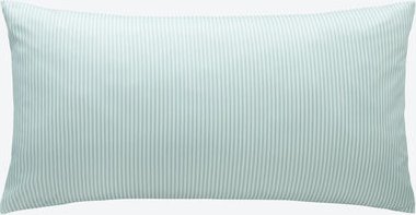 Mako-Interlock-Jersey Kissenbezug Stripes, Hellgrün, 40 x 80 cm, 100 % Baumwolle, OEKO-TEX® STANDARD 100, Reißverschluss...