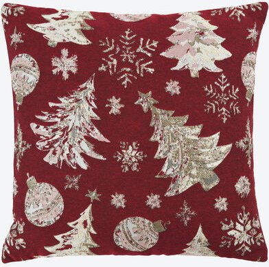 Kissenhülle "Bäume", Rot, 40 x 40 cm