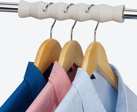 2er-Set, Kleiderbügel mit Abstandshalter, 20 x 3,5 x 3,5 cm (B/T/H)