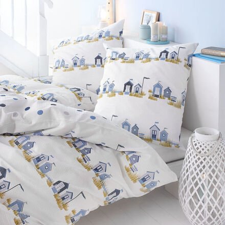 Bettwäsche Strandhaus, 155 x 200 + 80 x 80 cm