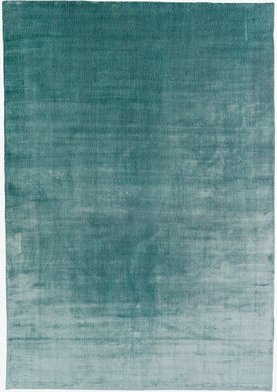 Handwebteppich Solid, 140 x 200 cm, Grün