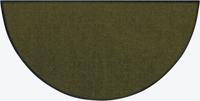 Fußmatte, 50 x 75 cm, halbrund, oliv