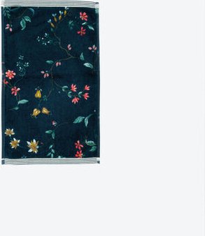 Gästetuch Little Flower, Dunkelblau, 30 x 50 cm, 100 % Baumwolle, OEKO-TEX® Standard 100, Maschinenwäsche 60 °C, trockne...