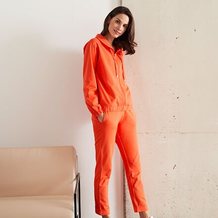 Thumbnail - Sweat-Hose, Orange, Größe 46