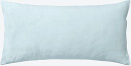 Uni-Leinen-Kissenhülle, 40 x 80 cm, Hellblau
