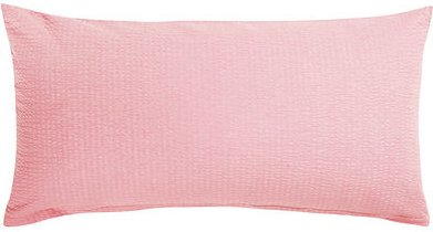 Seersucker Kissenbezug, 40 x 80 cm, Rosenholz