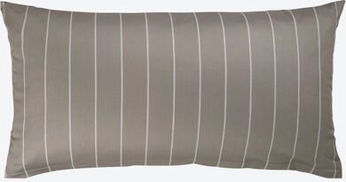 Satin-Wende-Bettwäsche Karo, 40 x 80 cm, Taupe