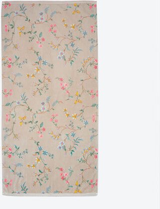 Thumbnail - Duschtuch Little Flower, Khaki, 70 x 140 cm