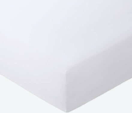 Premium-Jersey-Spannbetttuch für überhohe Matratzen, 150 x 200 cm (B 140/160 cm - L 200/220 cm), weiß