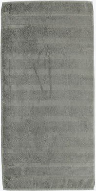 Thumbnail - Duschtuch mit Veloursstreifen Ton-in-Ton, 100 % Baumwolle, Frottier-Velours-Qualität, flauschig und weich, sehr saugfähi...