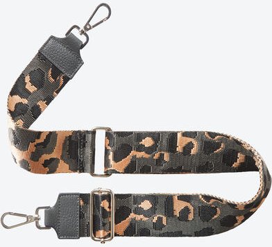 Taschen-Webband Leo, Dunkelgrau/Schwarz